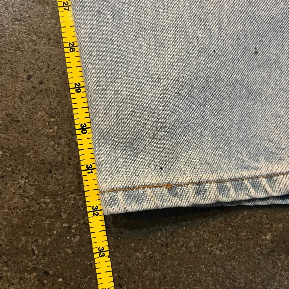 Vtg Levi's‎ 550 Jeans Mens 38x34 Light Wash Relaxed Fit Tapered Leg Orange Tab
